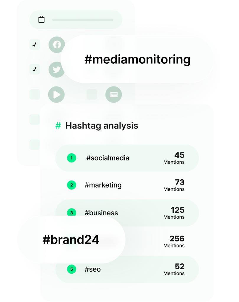 Check the best hashtags for your social accounts.