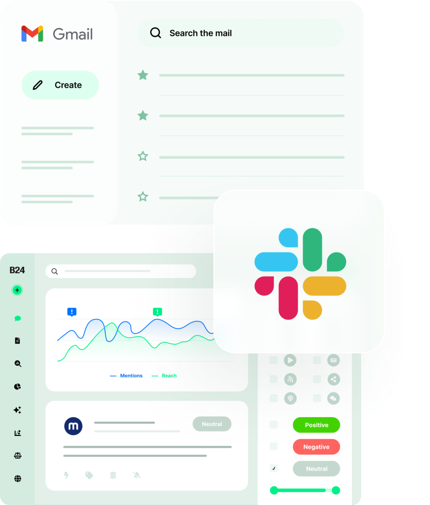 Una herramienta de monitorización de redes sociales facilita el seguimiento de las marcas mention y permite reaccionar con rapidez.