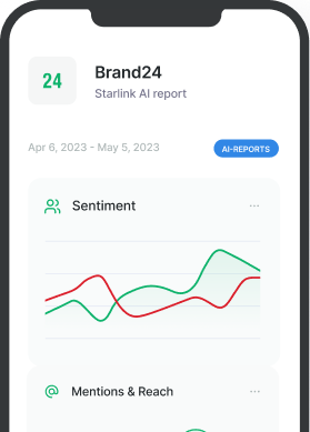 Brand24 tracks mentions and their sentiment.