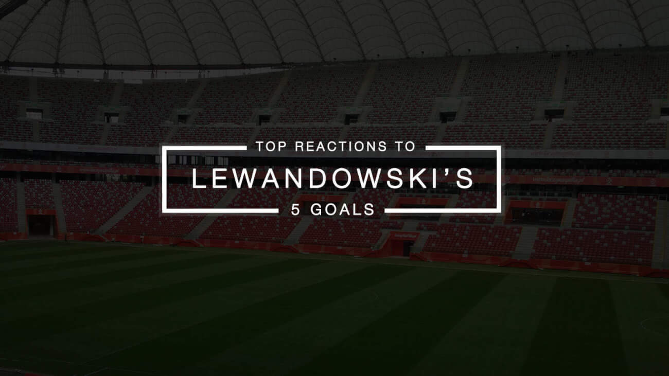 Las mejores reacciones en Internet a los 5 goles de Lewandowski en 9 minutos