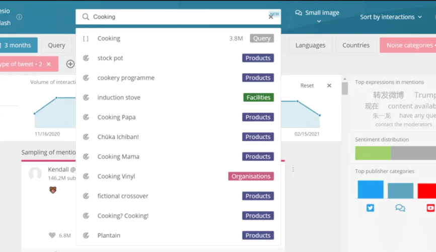Alternativas a Talkwalker: Synthesio