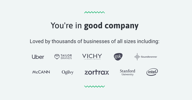 Prueba social: clientes que utilizan Brand24