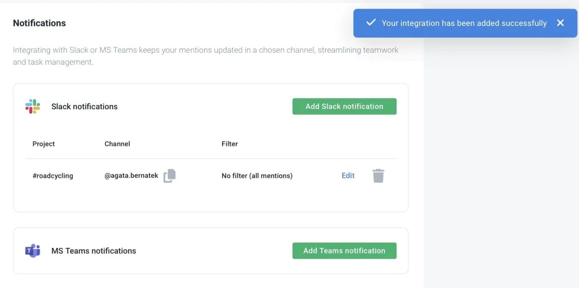 Choosing a Slack channel to follow your Twitter hashtag