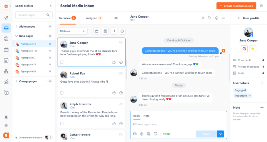 Agorapulse - Instagram Analytics.