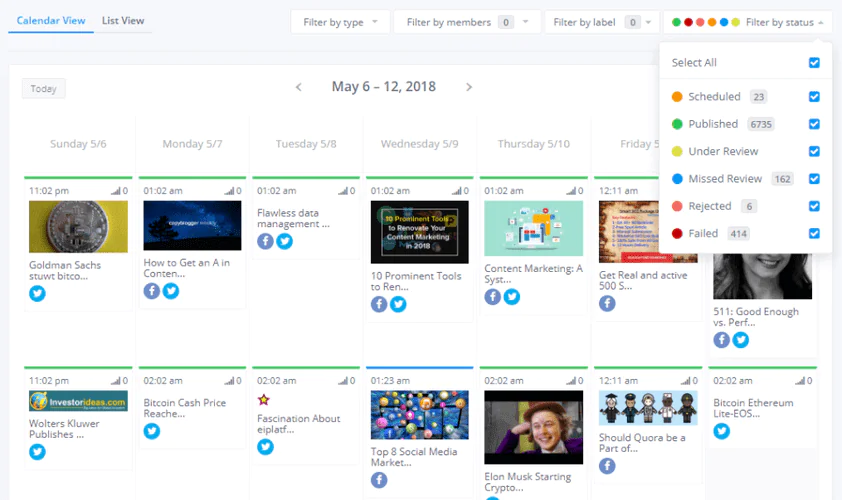 ContentStudio - Instagram Analytics.
