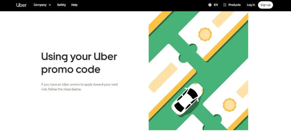 Uber - códigos promocionais