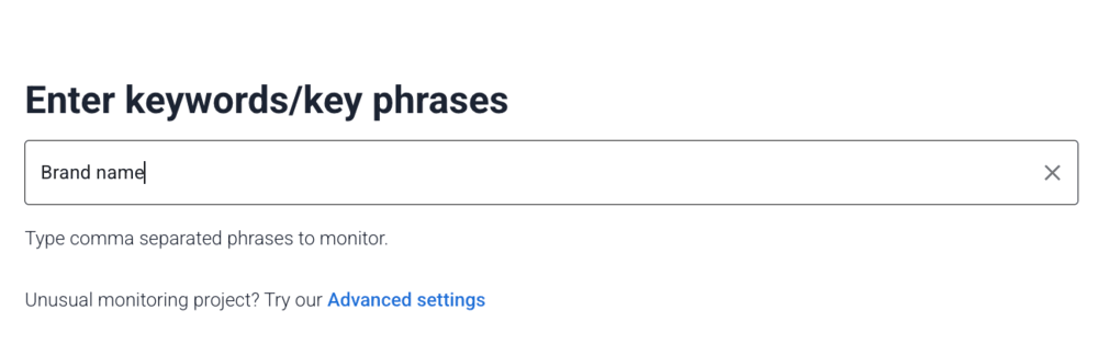 Set up your media monitoring project.