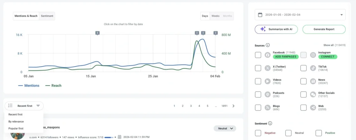 Classer les mention par ordre d'ancienneté d'abord