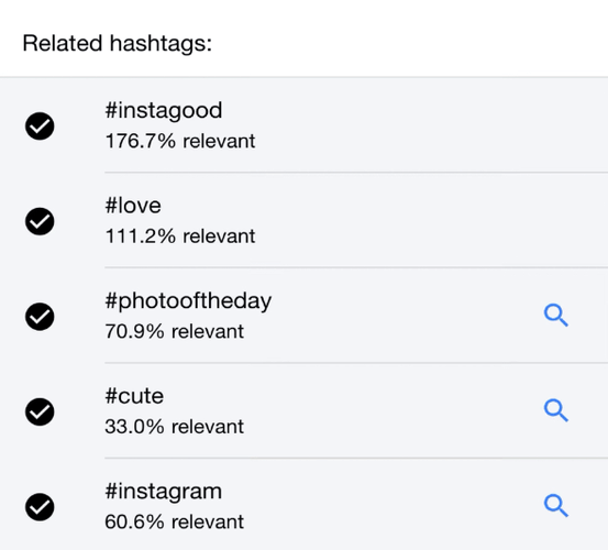 Leetags: hashtag generator features.