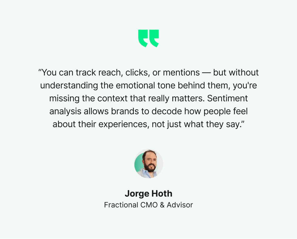 Why use sentiment analysis