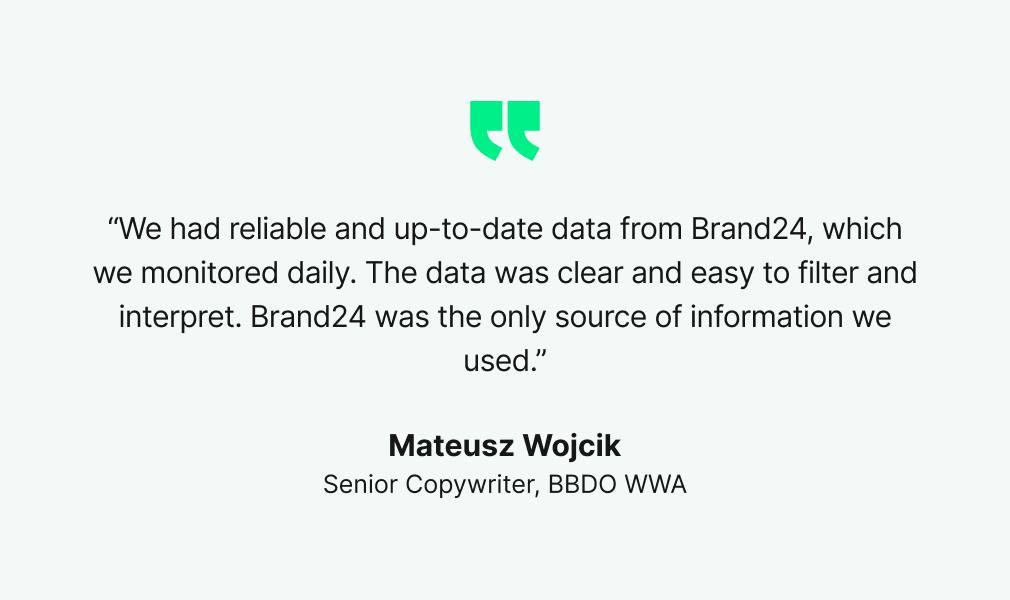 Brand24 is a social listening and media monitoring tool; the best solution to monitor and analyze hashtags in real-time.