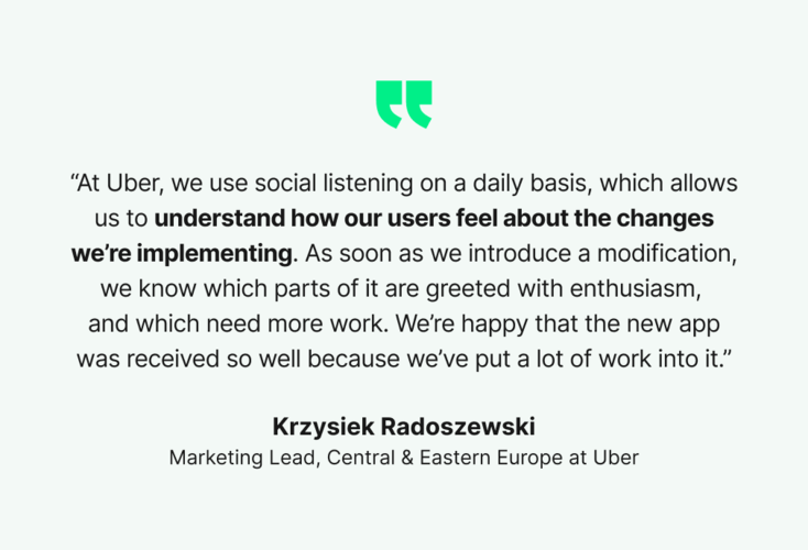 Specialist's quote on why they use social listening tools.