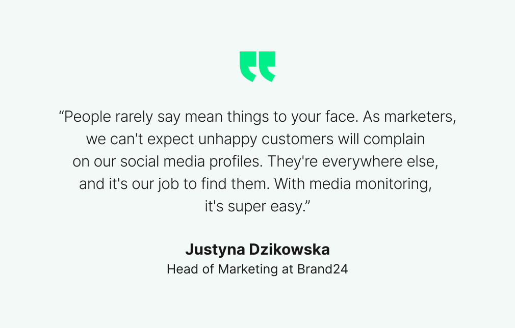 Testimonio de Justyna Dzikowska sobre el seguimiento de los medios de comunicación.