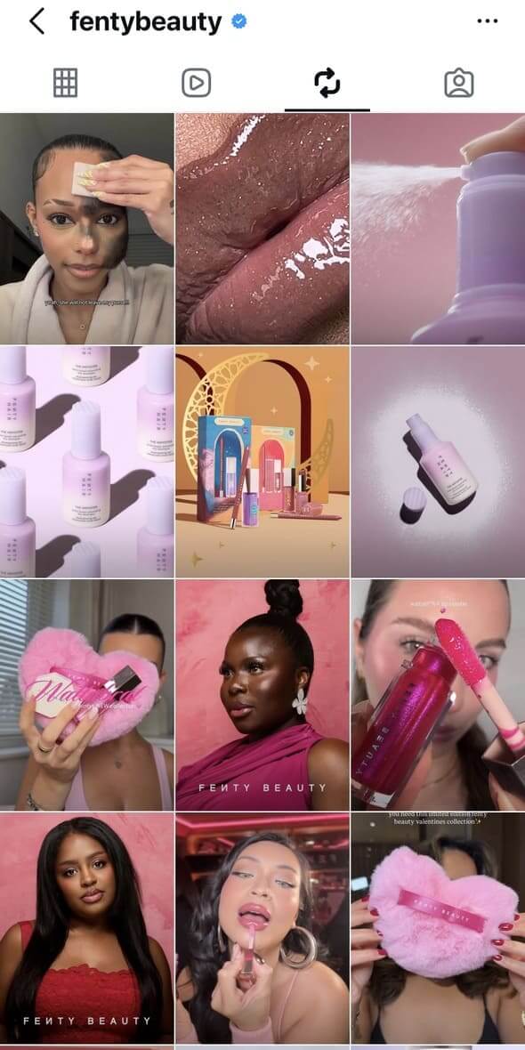 Example of user-generated content on Instagram Reels where a brand reposts a customer video to boost engagement and increase mentions