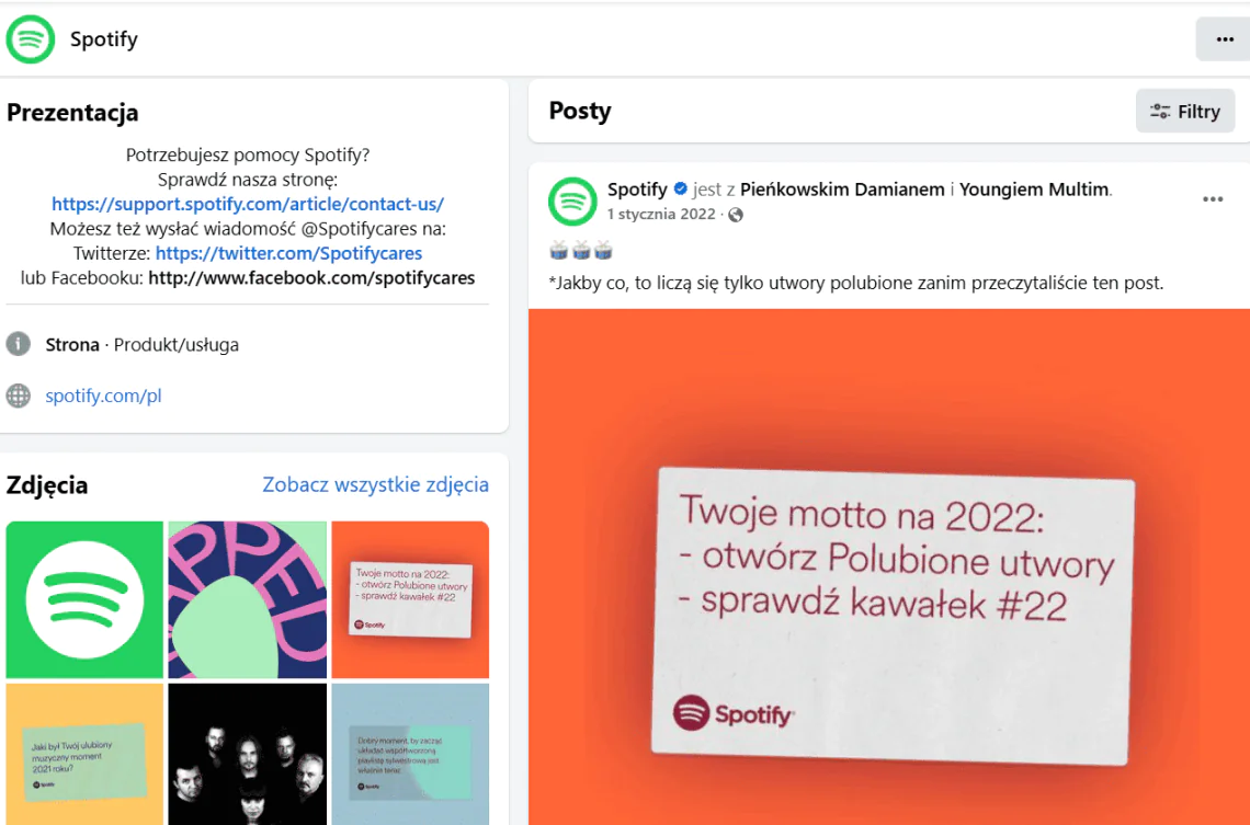 Navegue facilmente pelo seu público-alvo em seu perfil do Facebook.