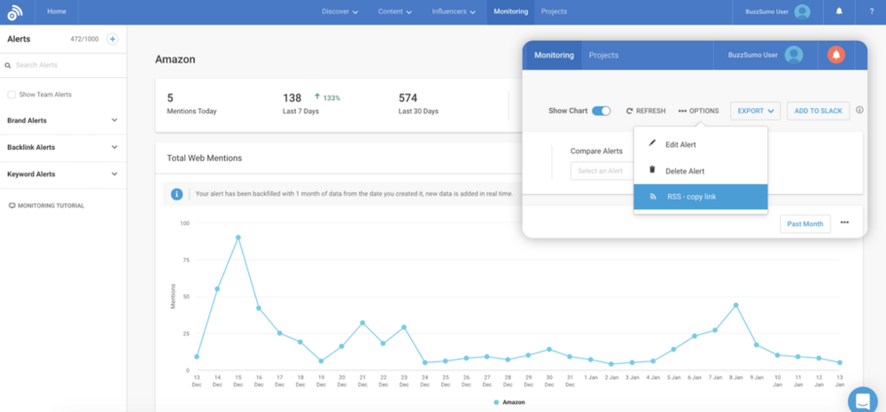 Great tool for discovering trending topics and engagement metrics: BuzzSumo