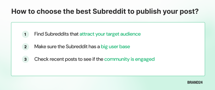 Infografía: Cómo elegir el mejor Subreddit para publicar tu post