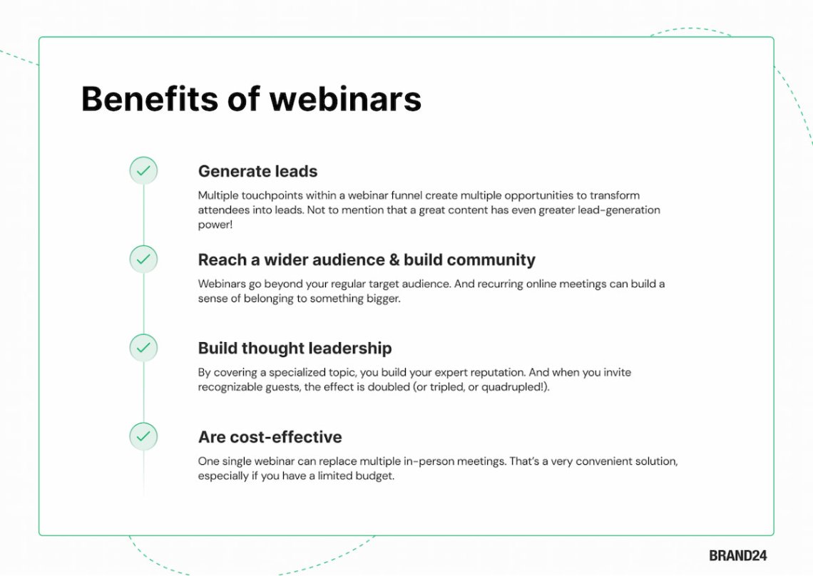 what is a webinar - benefits