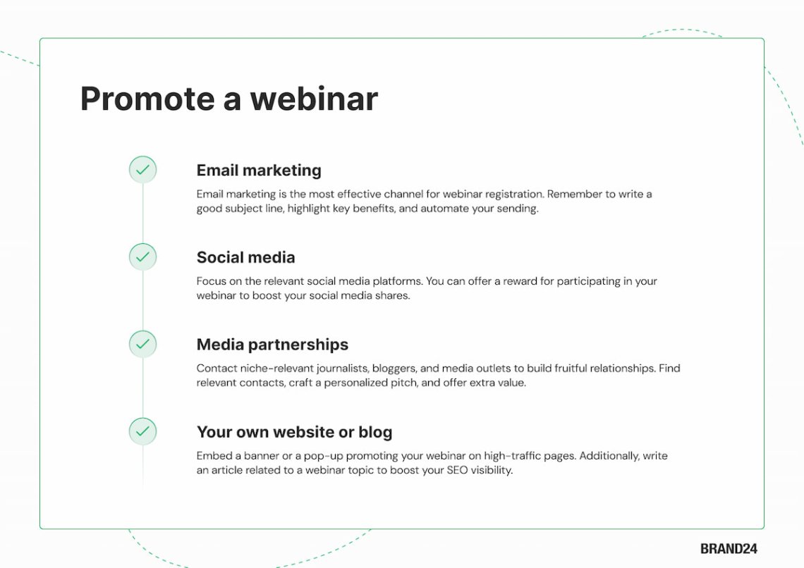 what is a webinar - promotion