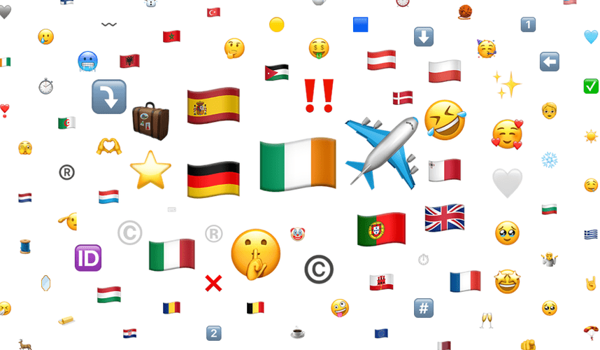 Análisis del sentimiento de Ryanair en Instagram por Brand24: Análisis de emoji.