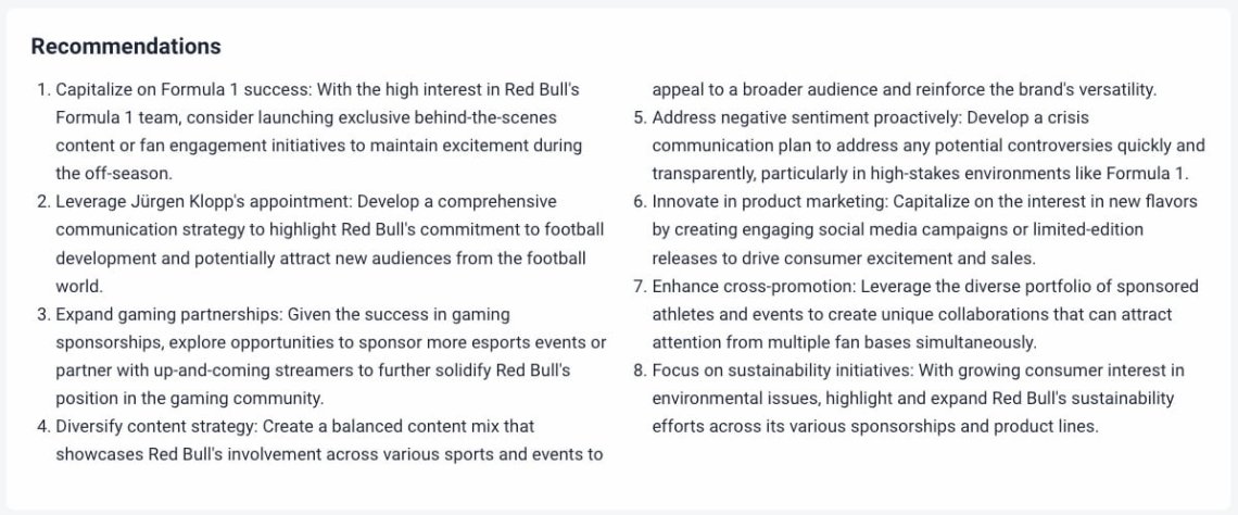brand24 ai insights recommandations pour instagram analytics report