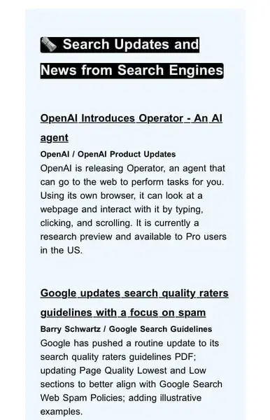 SEOFOMO is one of the best SEO newsletters