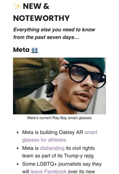 Geekout - the best social media newsletter written by Matt Navarra