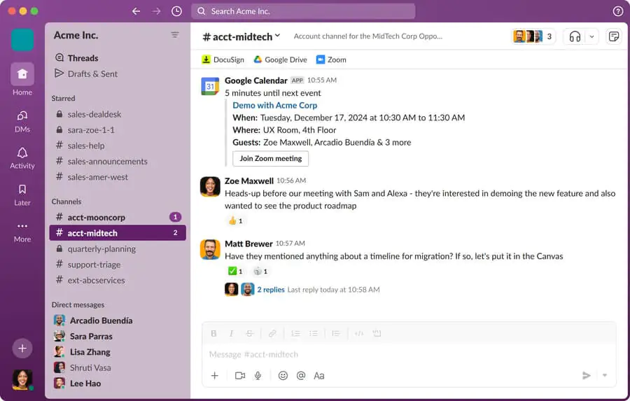 Slack - online business tool