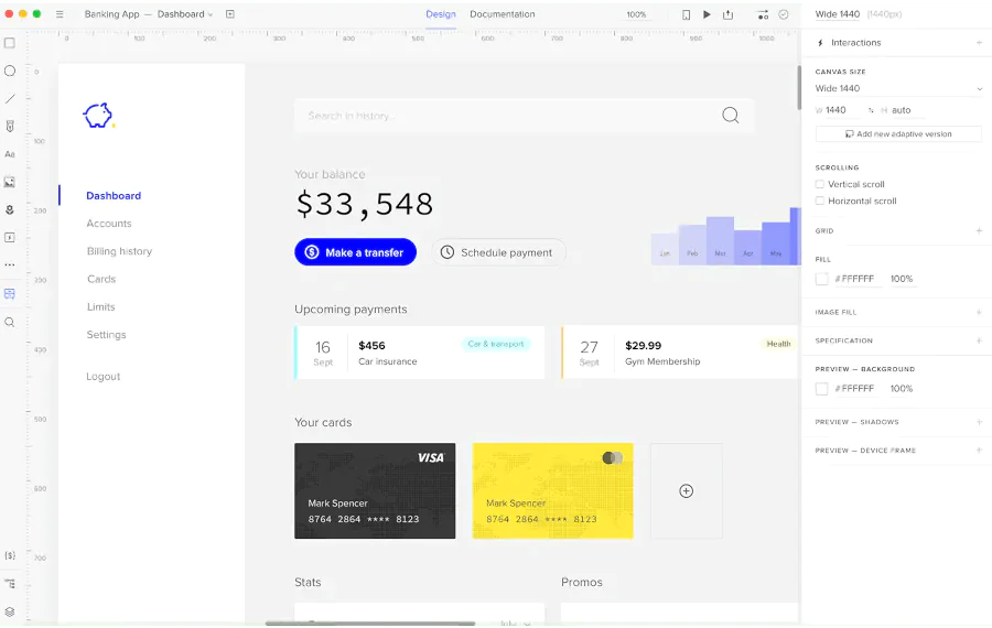 UXPin - prototyping tool