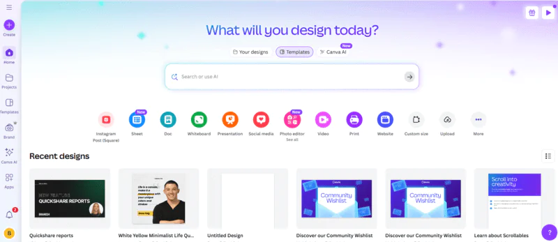 Canva - best small business tool for creating graphics