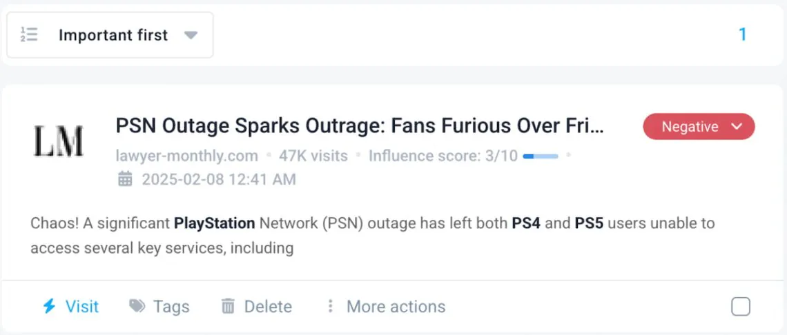 brand24 social media mention