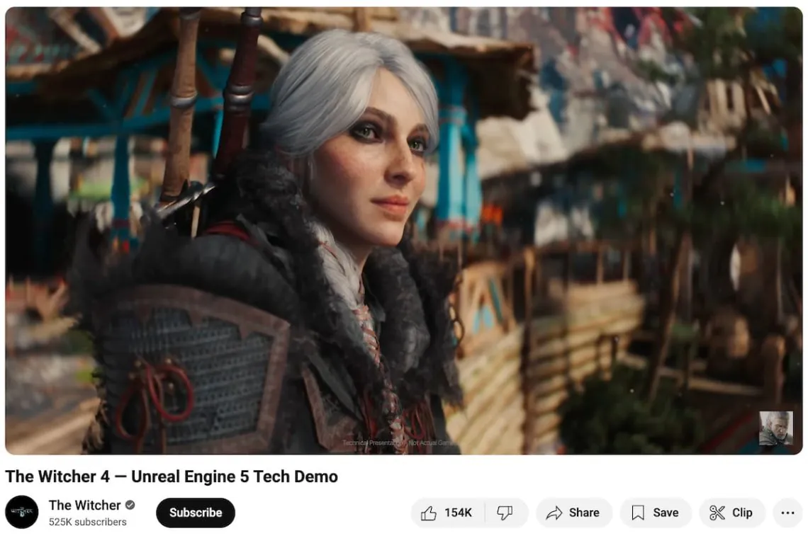 the witcher 4 demo YouTube