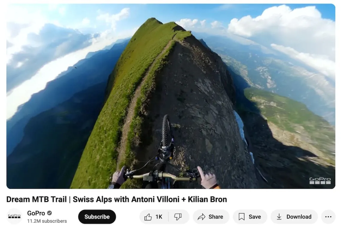 GoPro YouTube content