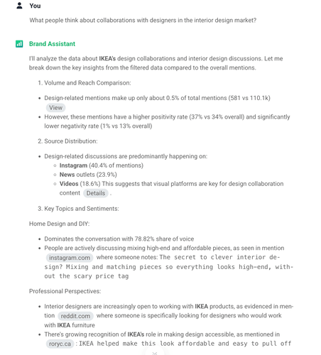 Get quick insights and analysis using AI Brand Assistant by Brand24, an AI-powered media intelligence tool.