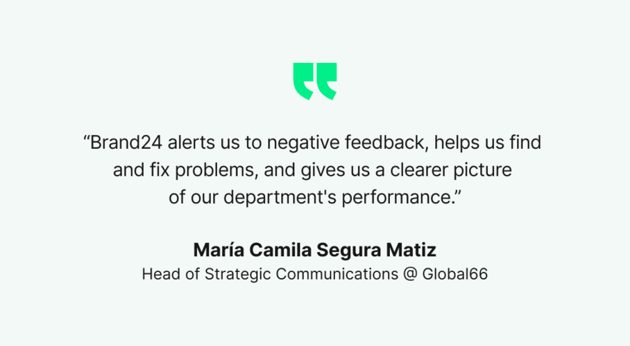 Quote on using social listening for CS and CE teams.