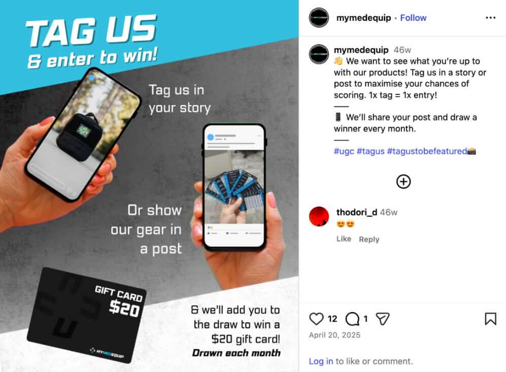 marcar-nos tática do instagram