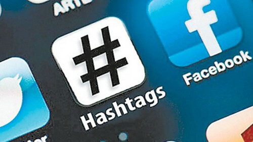 hashtags on twitter