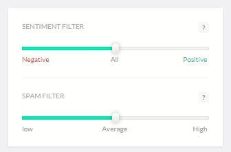 Filtre à sentiment et à spam brand24