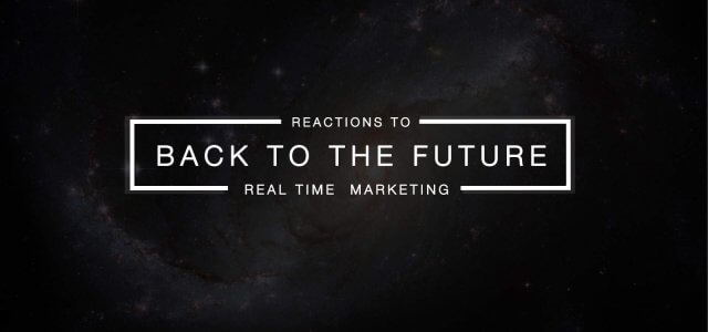 Brands Reacting to Marty’s Back to the Future – Real Time Marketing Stunts