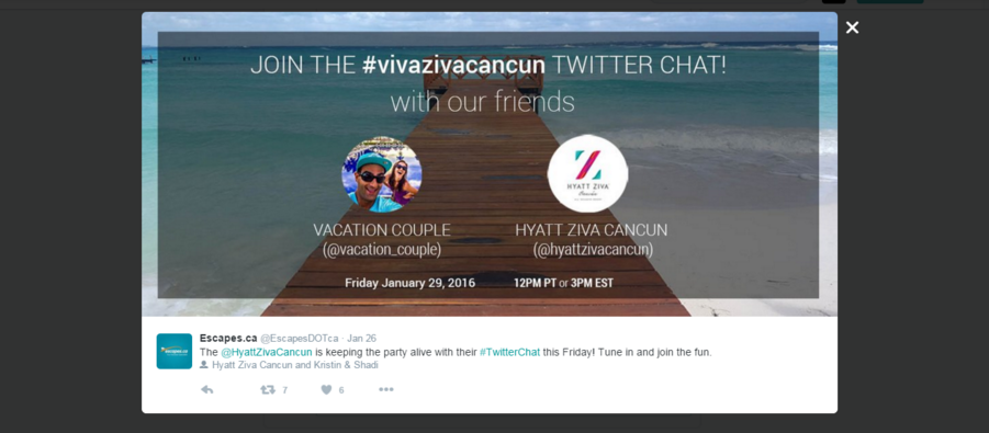 twitter party vacation couple