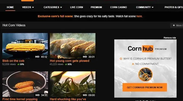 cornhub april fools