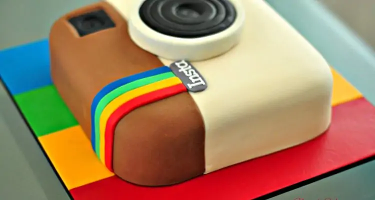 tarta de instagram Logotipo de Instagram