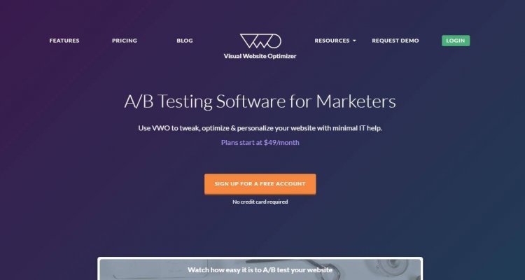 VWO tools