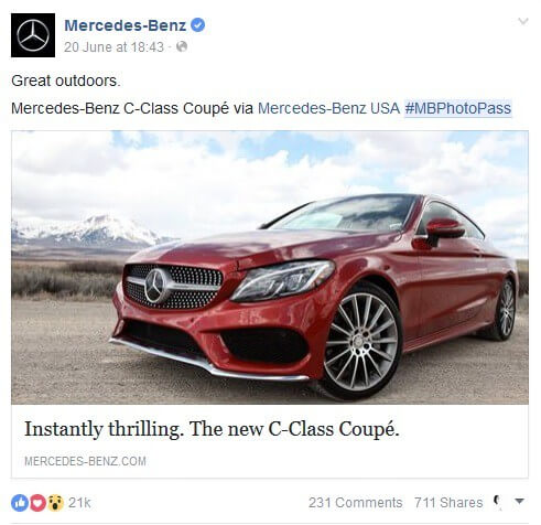 pómulo Nadie Escepticismo Mercedes Benz Marketing | Brand24