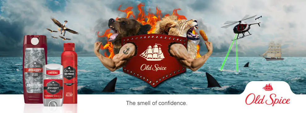 smell of confidence old spice