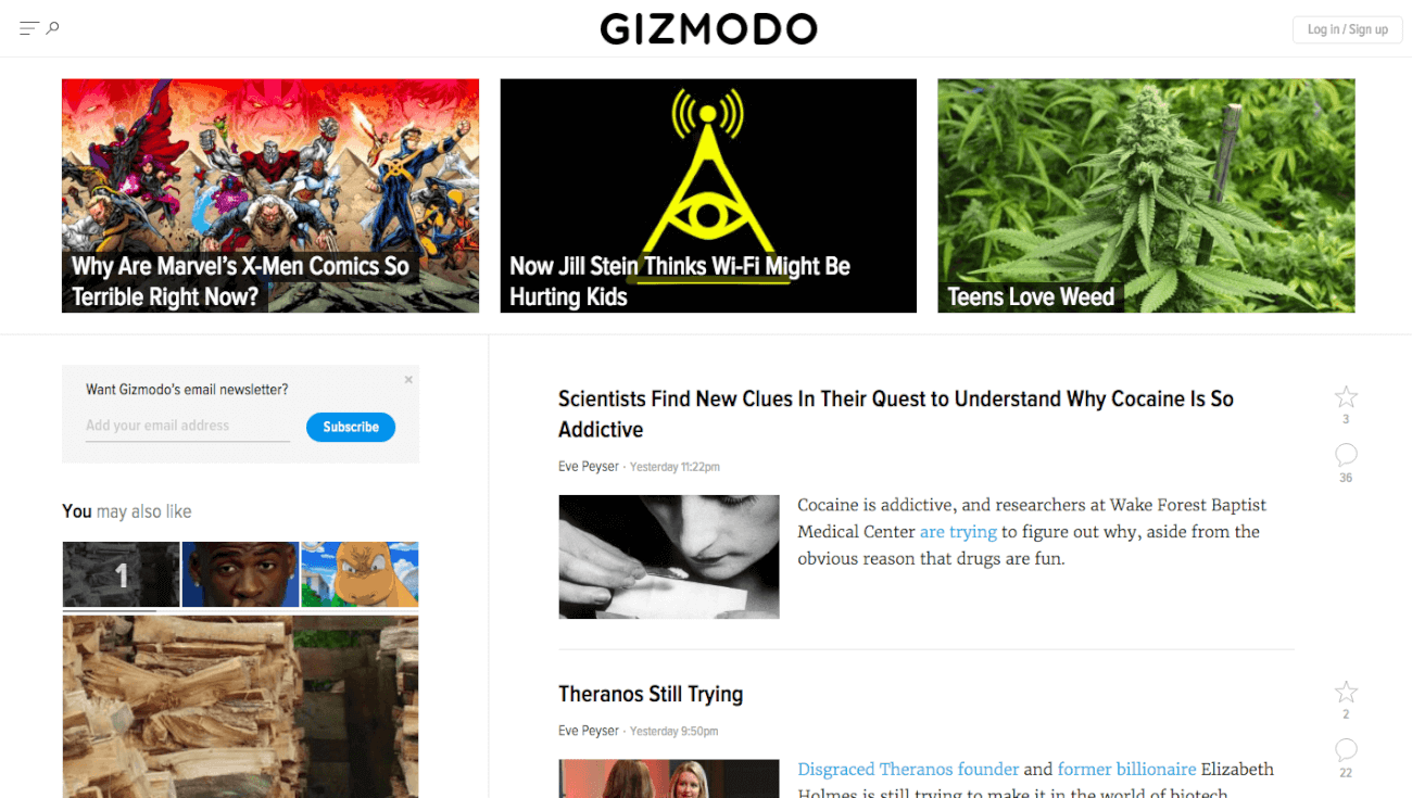 gizmodo.com Dónde obtener las últimas noticias sobre tecnología