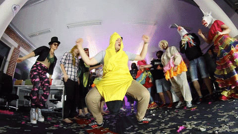 This appeared in our first newsletter. And yes, these are employees of Brand24. We're not ashamed.