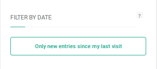Filter by date with social media monitoring tool Brand24