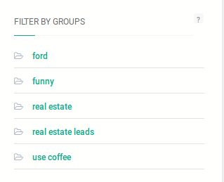 Filter by Groups with the Brand24 social media monitoring tool