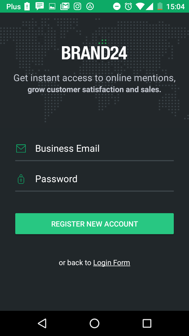 Log In / Register New Account